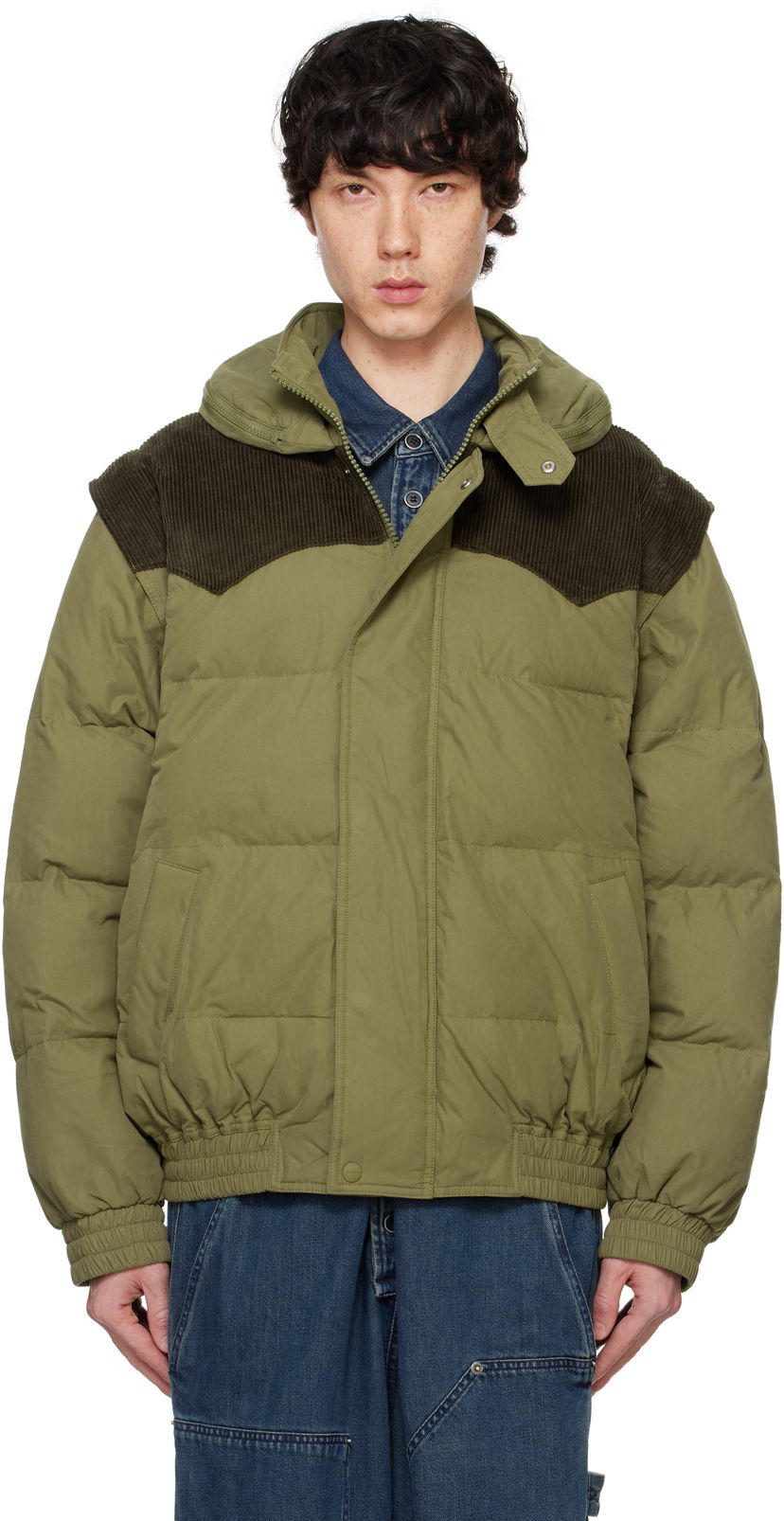 Puffer jakke ISABEL MARANT Isabel Marant Yuri Puffer Jacket Grøn | 25PMA0419HA-C1C02H