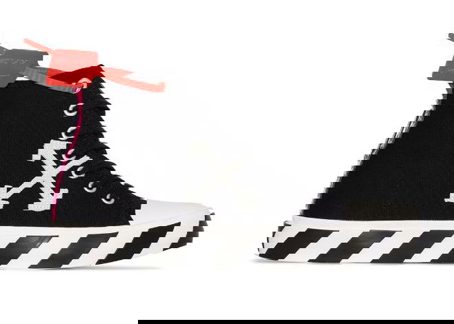 Sneakers og sko Off-White Arrow Canvas Mid Top "Black" Sort | OMIA119S20D330381001, 0