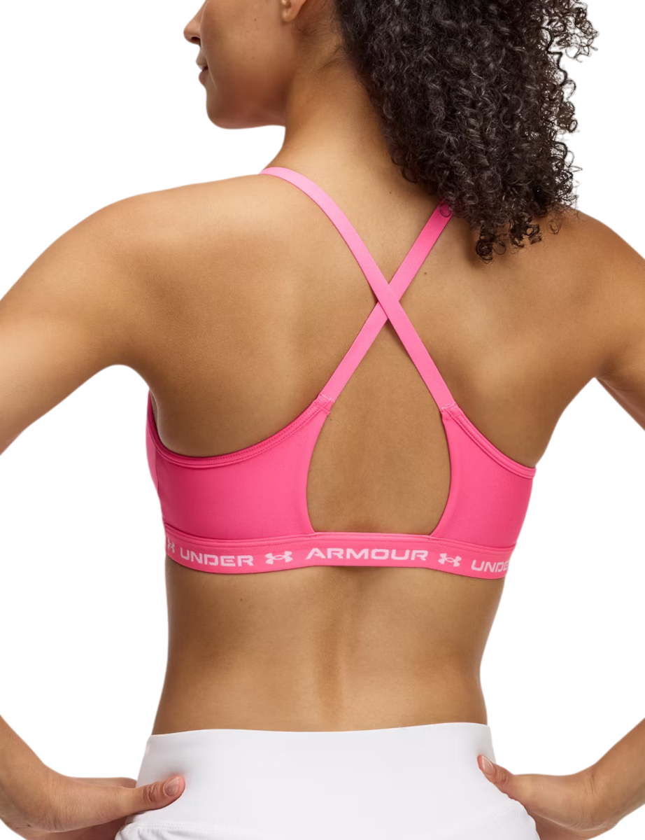 Bh Under Armour Crossback Low Sports Bra Lyserød | 1386424-695, 1