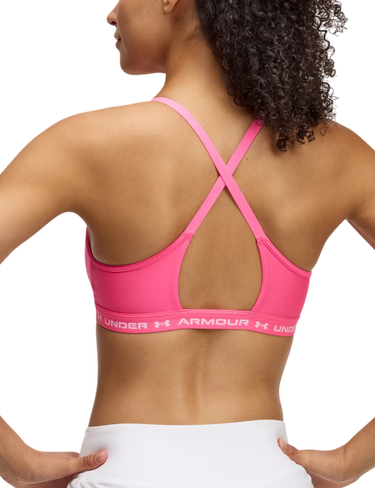 Bh Under Armour Crossback Low Sports Bra Lyserød | 1386424-695, 1