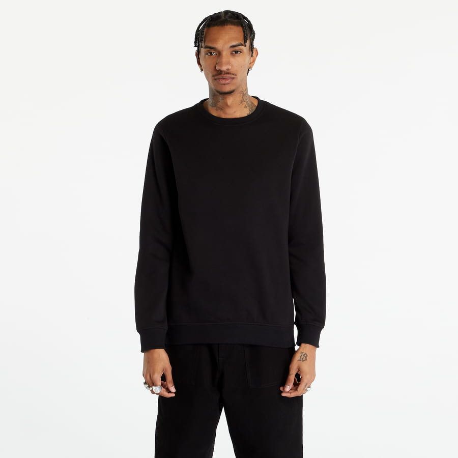 Sweater Urban Classics Basic Terry Crewneck Sort | TB2391-00007, 0