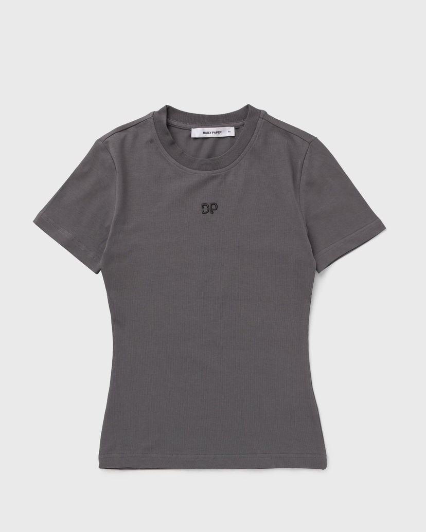 T-shirt DAILY PAPER UNIT EMB FITTED TEE Grå | 2422046