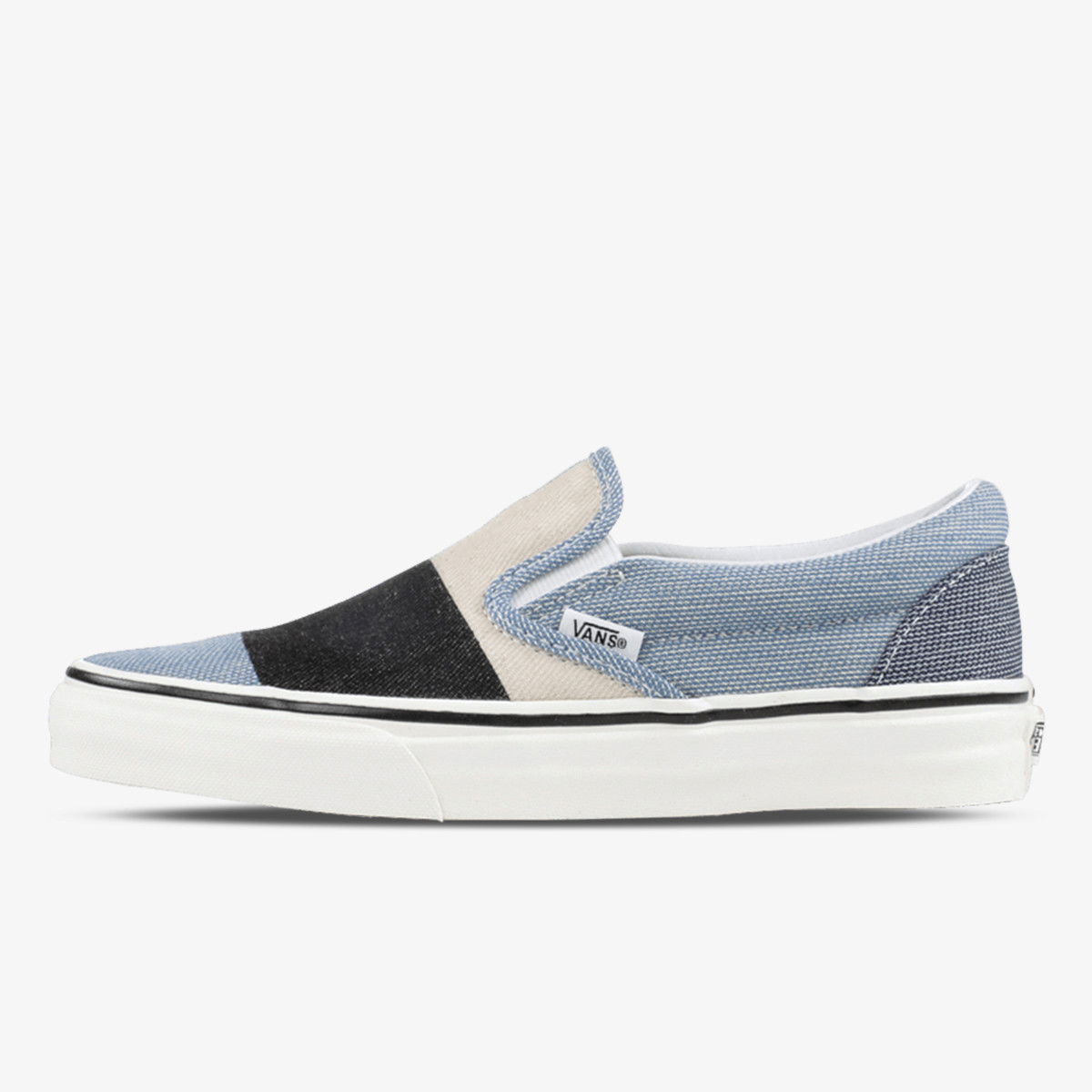 Sneakers og sko Vans Classic Slip-On Patchwork Blå | VN0A38F7Q9H, 0