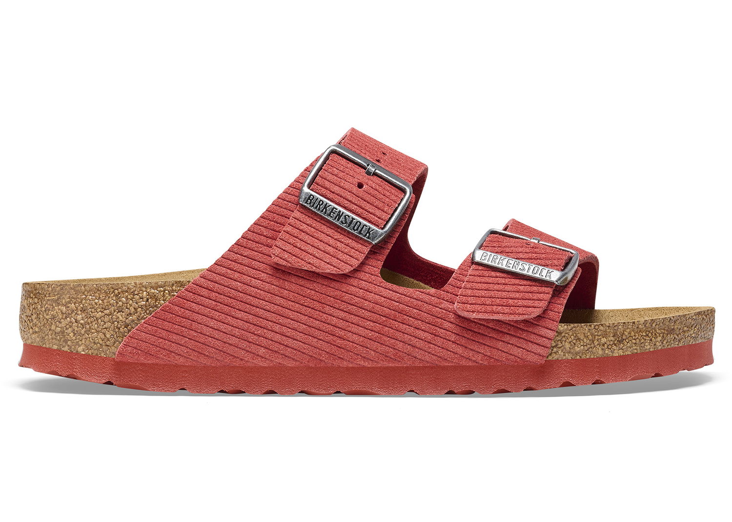 Sneakers og sko Birkenstock Arizona Embossed Corduroy Suede Sienna Red Lyserød | 1026145/1026102, 0