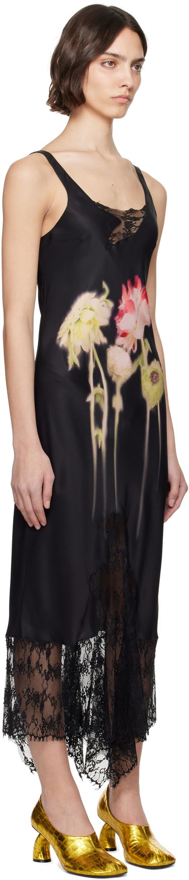 Kjole Collina Strada Collina Strada Anemone Print Midi Dress Flerfarvet | XX4019, 4