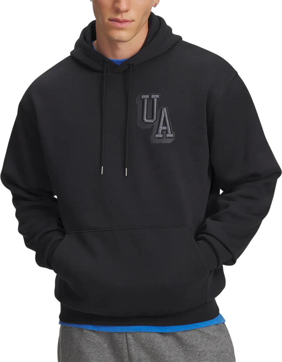 Sweatshirt Under Armour Icon Fleece Graphic Hoodie Sort | 6007591-001, 0