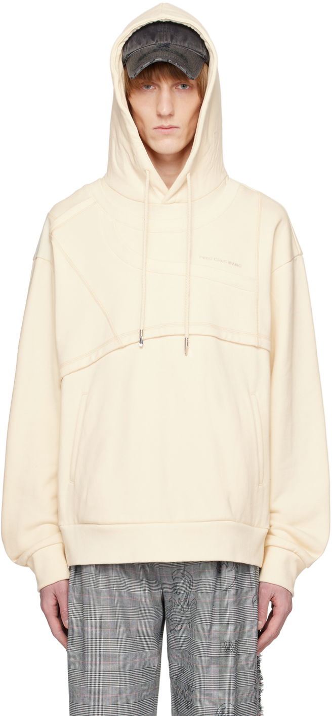 Sweatshirt Feng Chen Wang Feng Chen Wang Exclusive Hoodie Beige | SSE-HOO402, 0