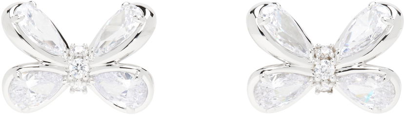 Øreringe SHUSHU/TONG YVMIN Edition Zirconia Butterfly Stud Earrings Metalisk | 24722SLV00DN2