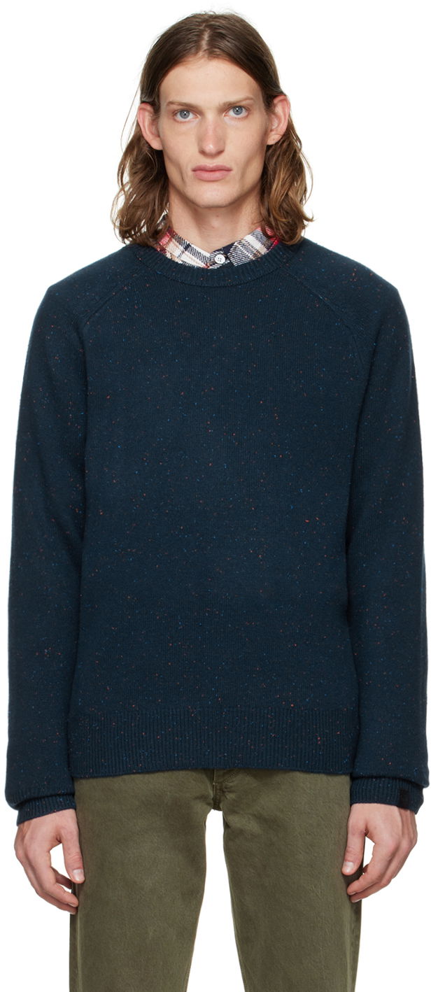 Sweater rag & bone Harlow Crewneck Sweater Blå | MBS22F030CC30