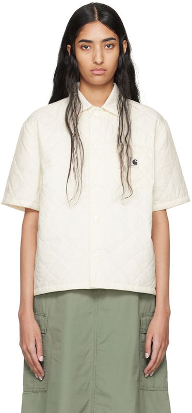 Skjorte Carhartt WIP Short Sleeve Quilted Shirt Beige | I034364 D6XX, 0