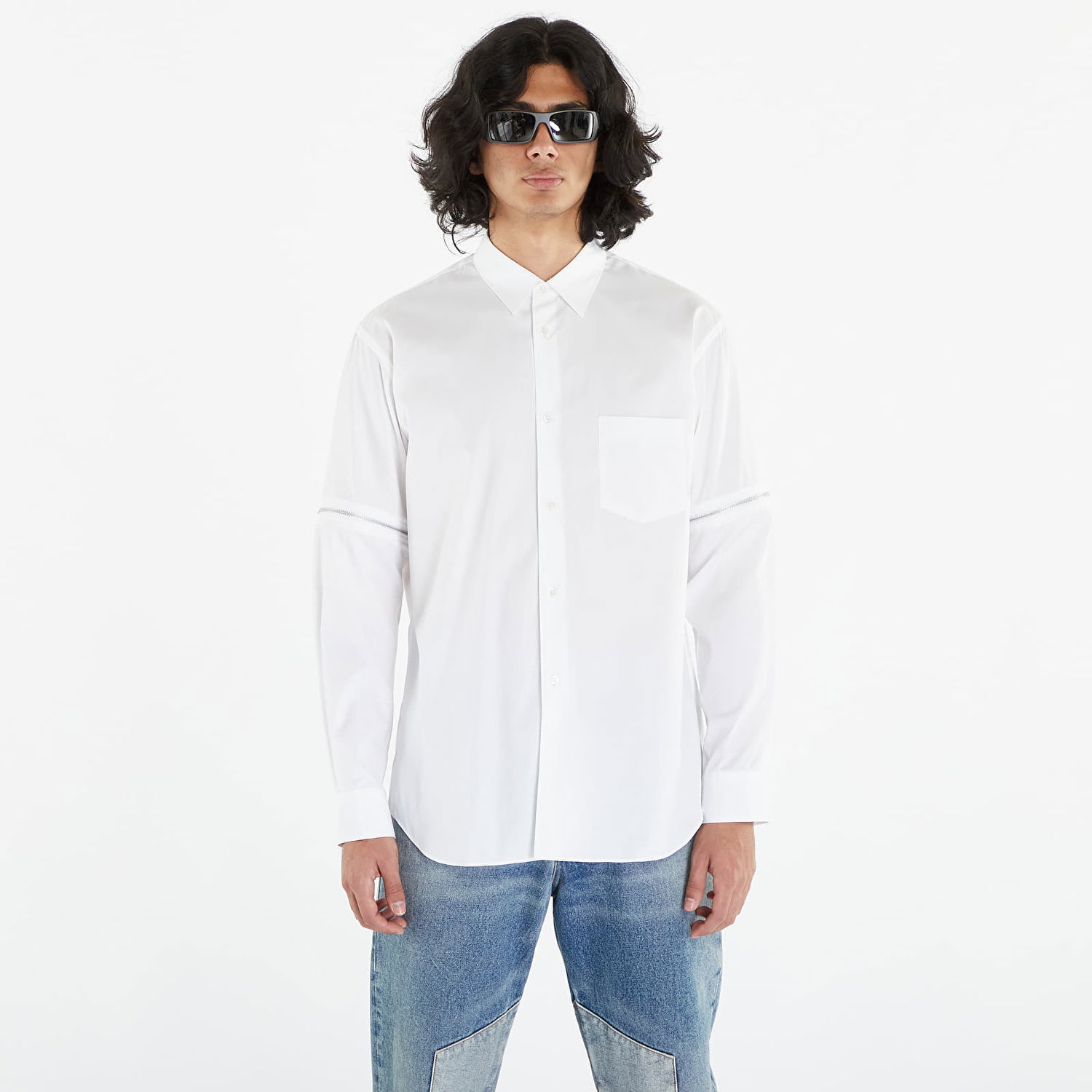 Skjorte Comme des Garçons SHIRT Woven Shirt Hvid | FL-B061 White, 0