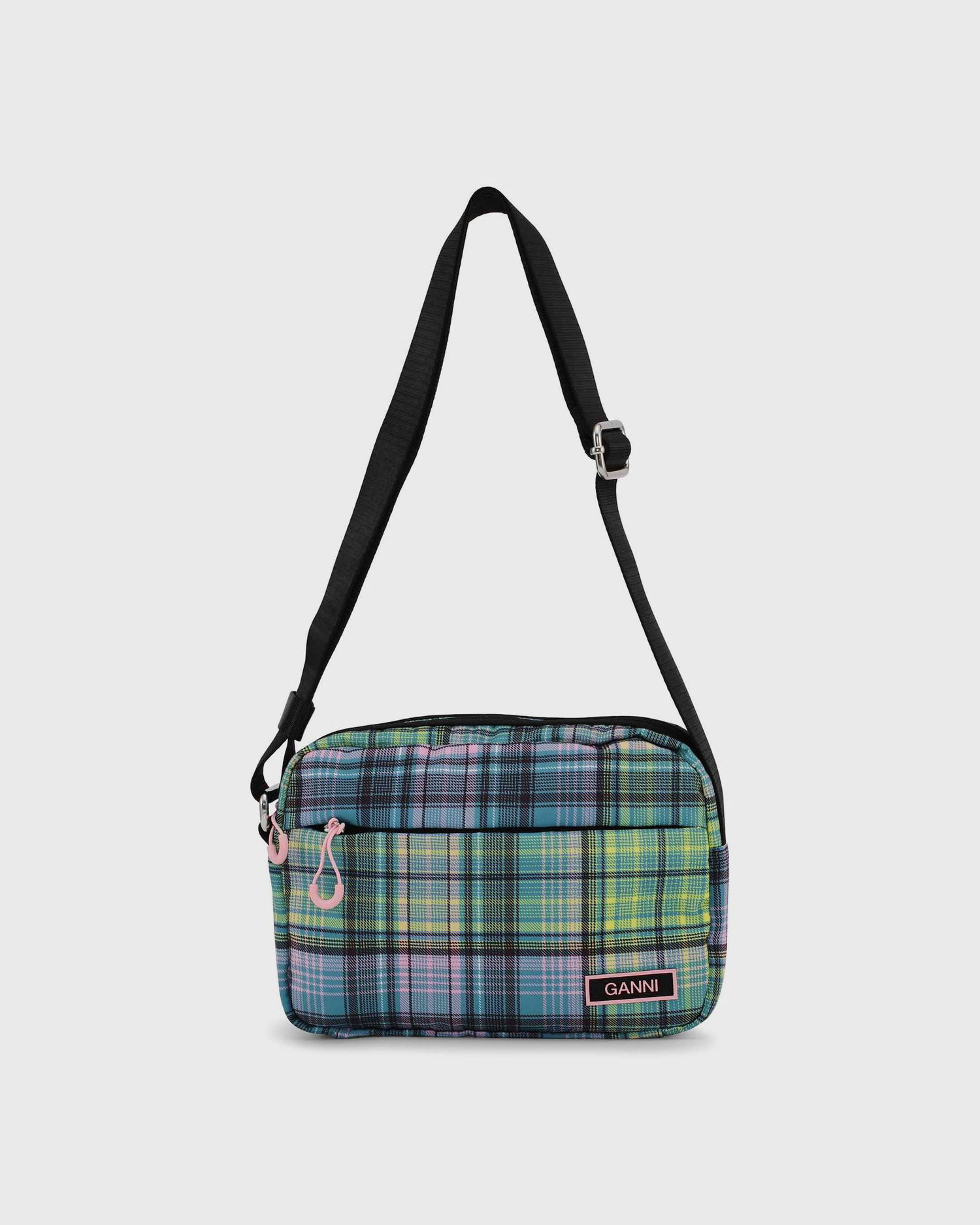 Skuldertaske GANNI Recycled Tech Festival Bag Print Flerfarvet | 5714667463188, 0