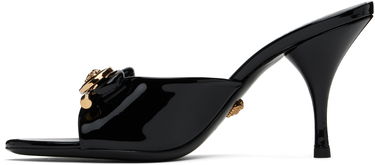 Skopleje Versace Versace Opera Bow Patent Heeled Sandals Sort | 1018239_D2VE_1B00V, 2
