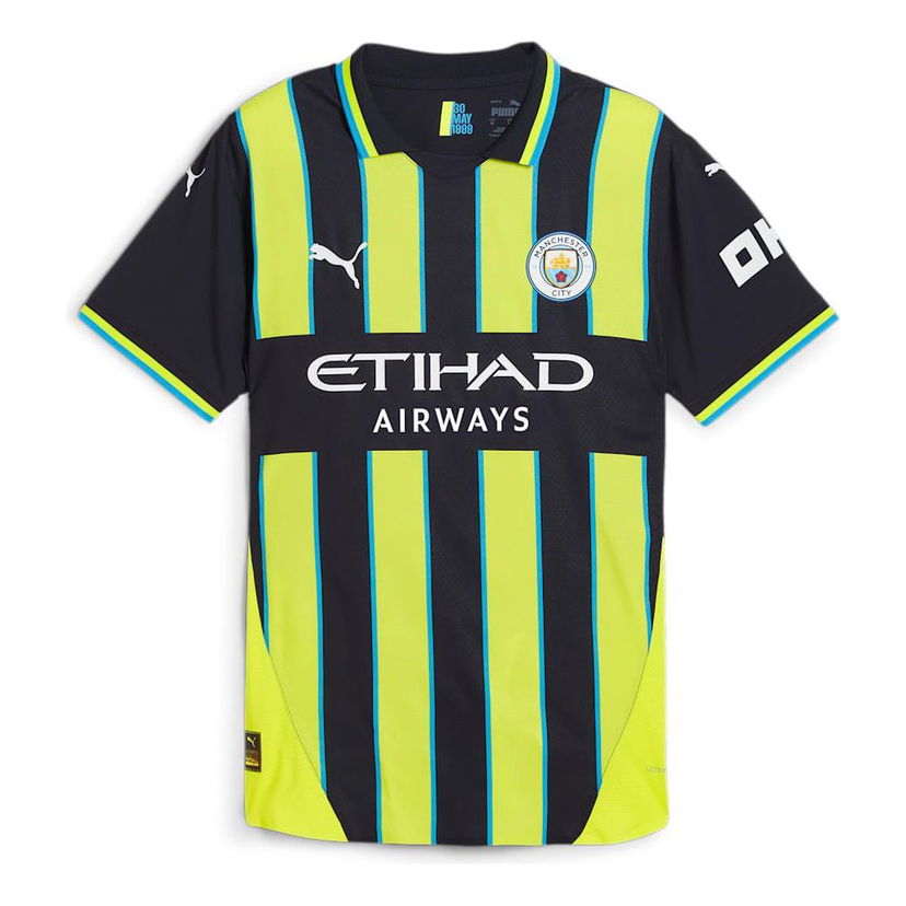 Jersey Puma Manchester City 24/25 Away Authentic Jersey Sort | 775085-02