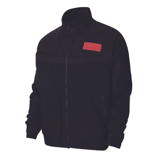 Vindjakke Jordan Jordan 23 Engineered Rubber Sports Jacket Sort | CN4579-010, 0