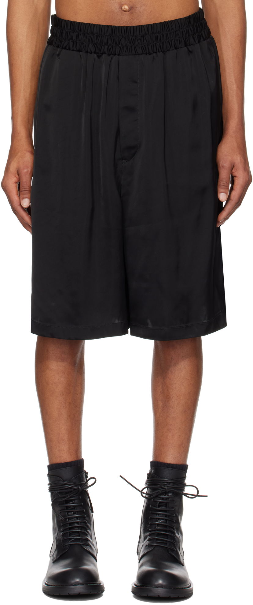 Shorts Jil Sander Jil Sander Fluid Viscose Shorts Sort | J23KA0108_J65022