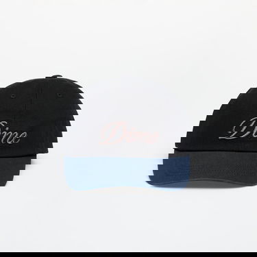 Kasket Dime Cursive Low Pro Cap Black/ Midnight Universal Sort | DIMEFA2455BLK, 0