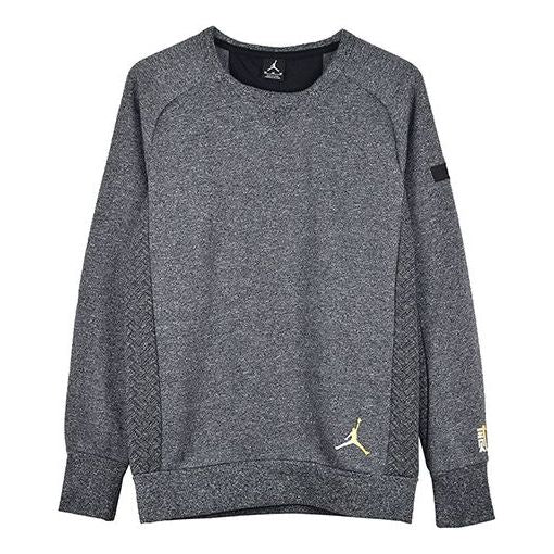 Sweater Jordan Jordan Icon Fleece Crew Grå | 907925-010