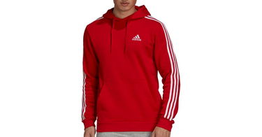 Sweatshirt adidas Originals Hoodie Essentials 3-Stripes Rød | gu2523, 2