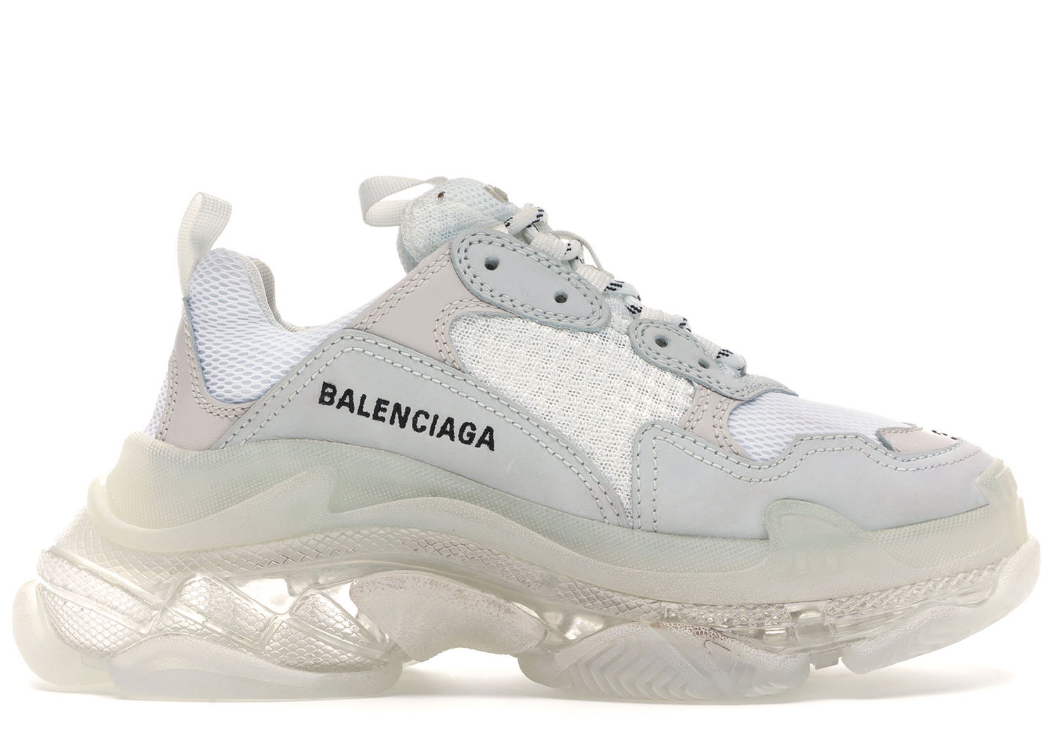 Sneakers og sko Balenciaga Triple S White Clear Sole W Grå | 544351W09E19000, 0