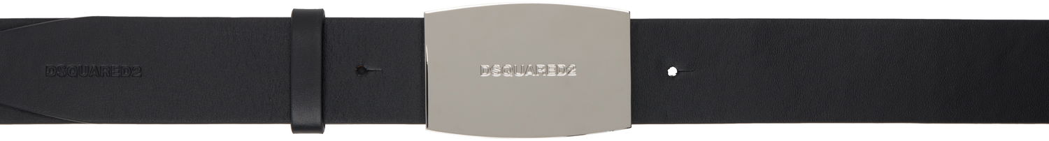 Bælter DSQUARED2 Dsquared2 City Nights Plaque Belt Sort | BEM0622_01500001_M802, 0