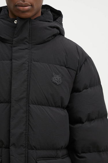 Puffer jakke MAISON KITSUNÉ Hooded Down Puffer Coat Sort | NM02209WQ4031, 3