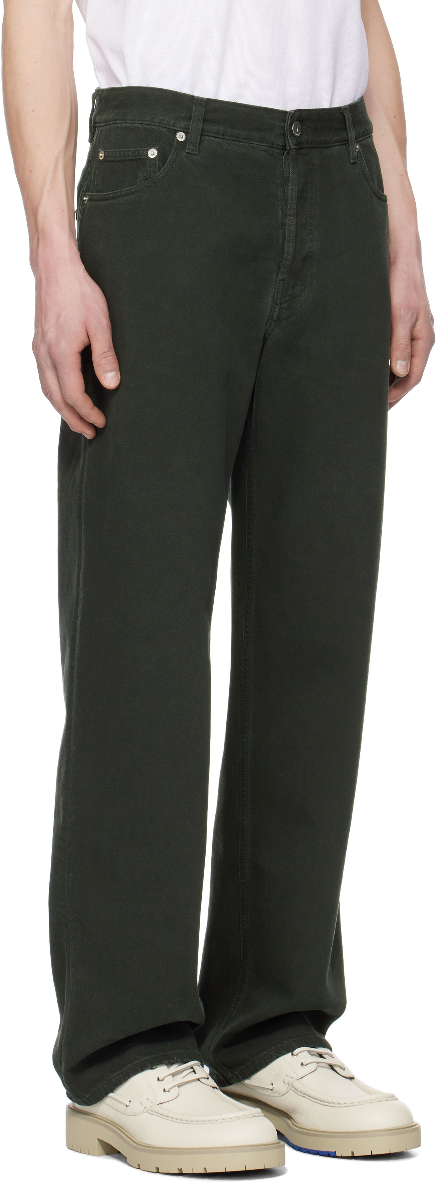 Jeans Burberry Burberry Regular-Fit Jeans Grøn | 8101264, 1