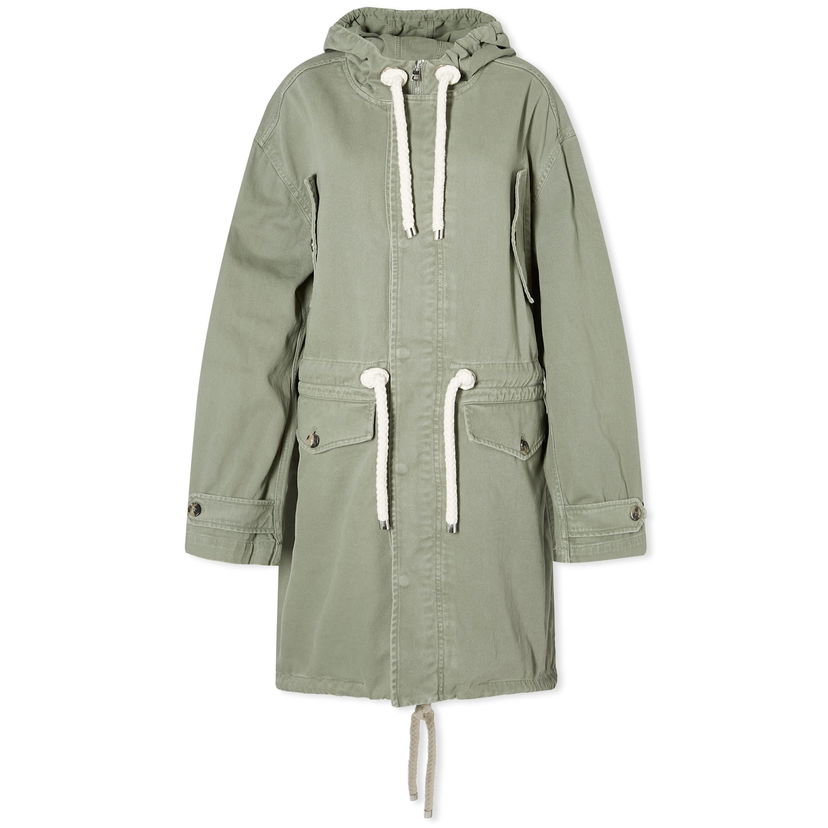 Parka JW Anderson Lightweight Parka Jacket Grøn | CO0296-PG1504-500