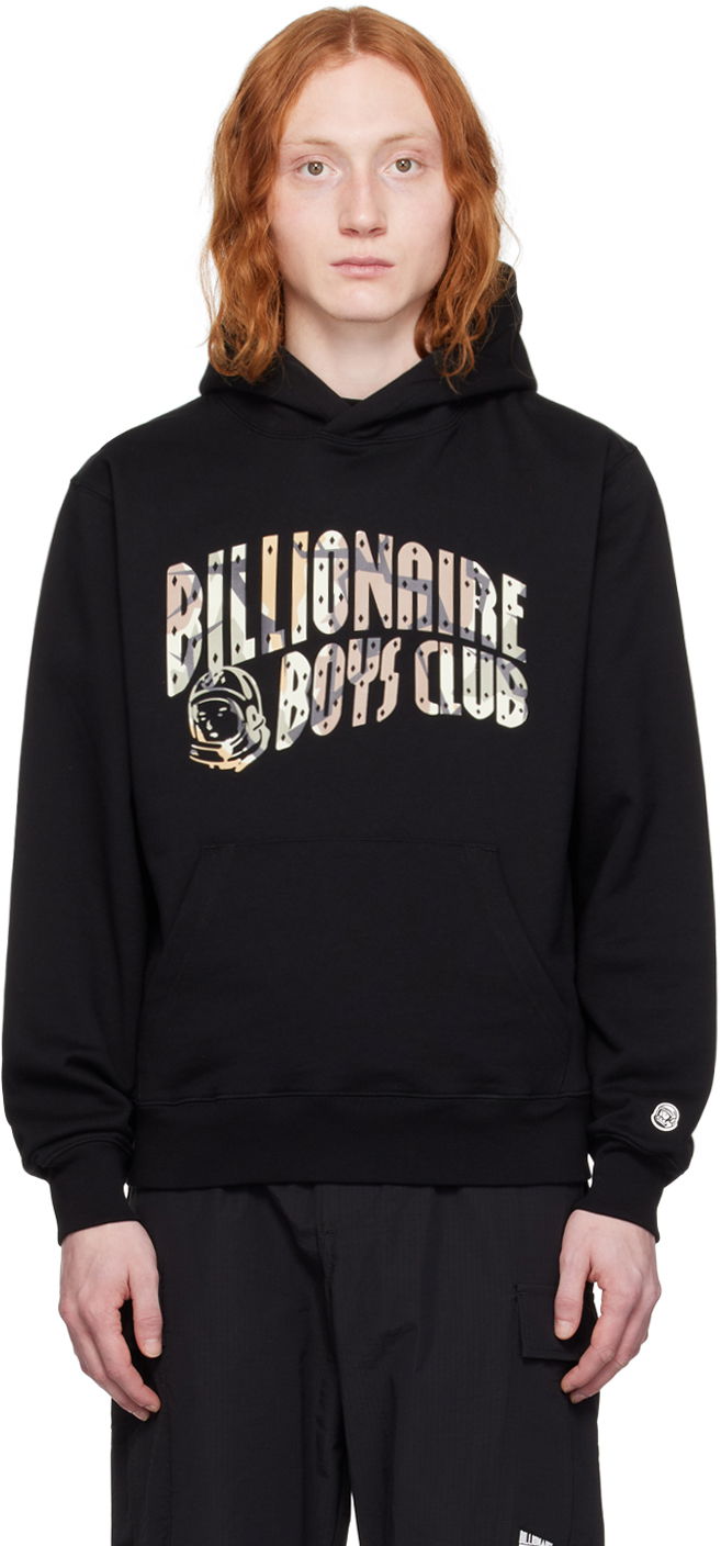 Sweatshirt BILLIONAIRE BOYS CLUB Camo Arch Hoodie Sort | B24126, 0