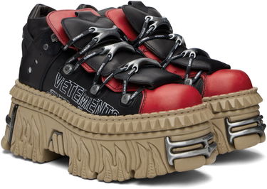 Sneakers og sko VETEMENTS New Rock Edition Platform Sneakers Rød | UA65SN100L, 3
