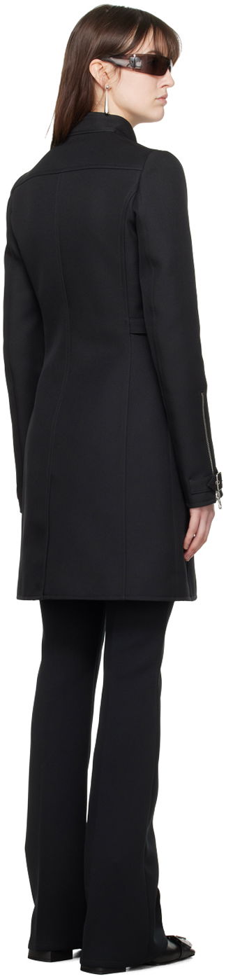 Frakker Courrèges Buckle Detail Coat Sort | 124CMA137PL0077, 2