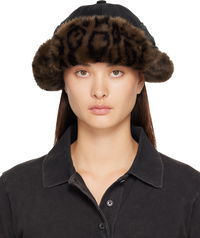 Andersson Bell Faux Fur Leopard Print Ear Flap Cap