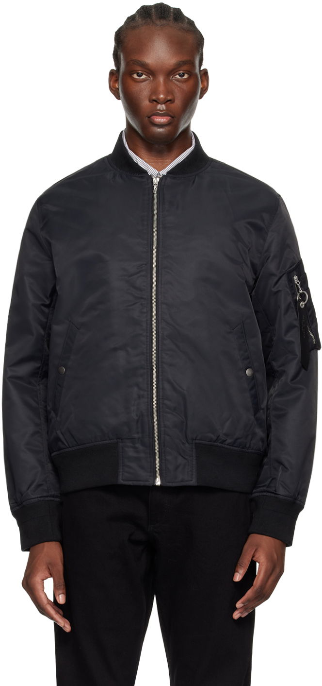 Bomberjakke rag & bone Manston Bomber Jacket Sort | MBW22F2260M1ML, 0