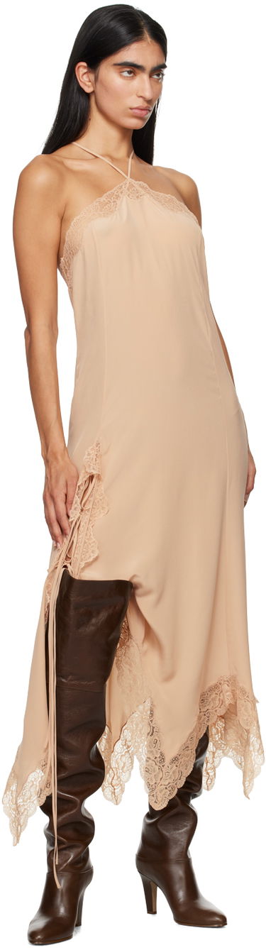 Sokker CHLOÉ Chloé Eve Thigh-High Leather Boots Brun | CHC24W03POO, 4