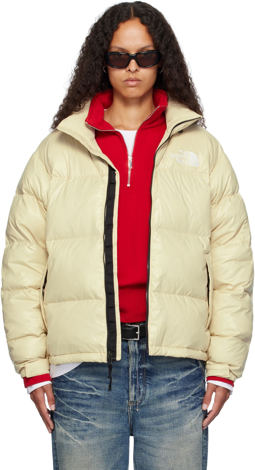 Puffer jakke The North Face Puffer Jacket 1996 Retro Shine Beige | NF0A3C8D38G