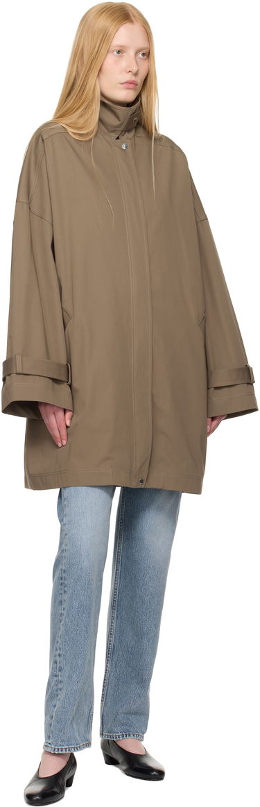 Trenchcoat TOTEME TOTEME Oversized Trench Coat Brun | 253-WRO0220-FB0490, 3