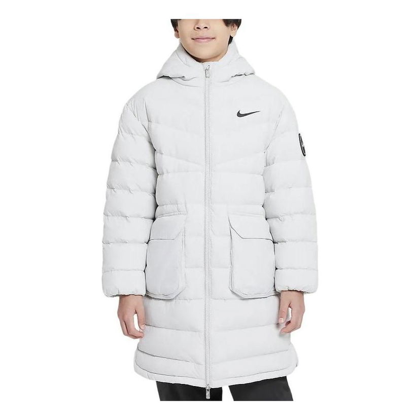 Parka Nike Nike Hooded Parka Hvid | HV1600-025
