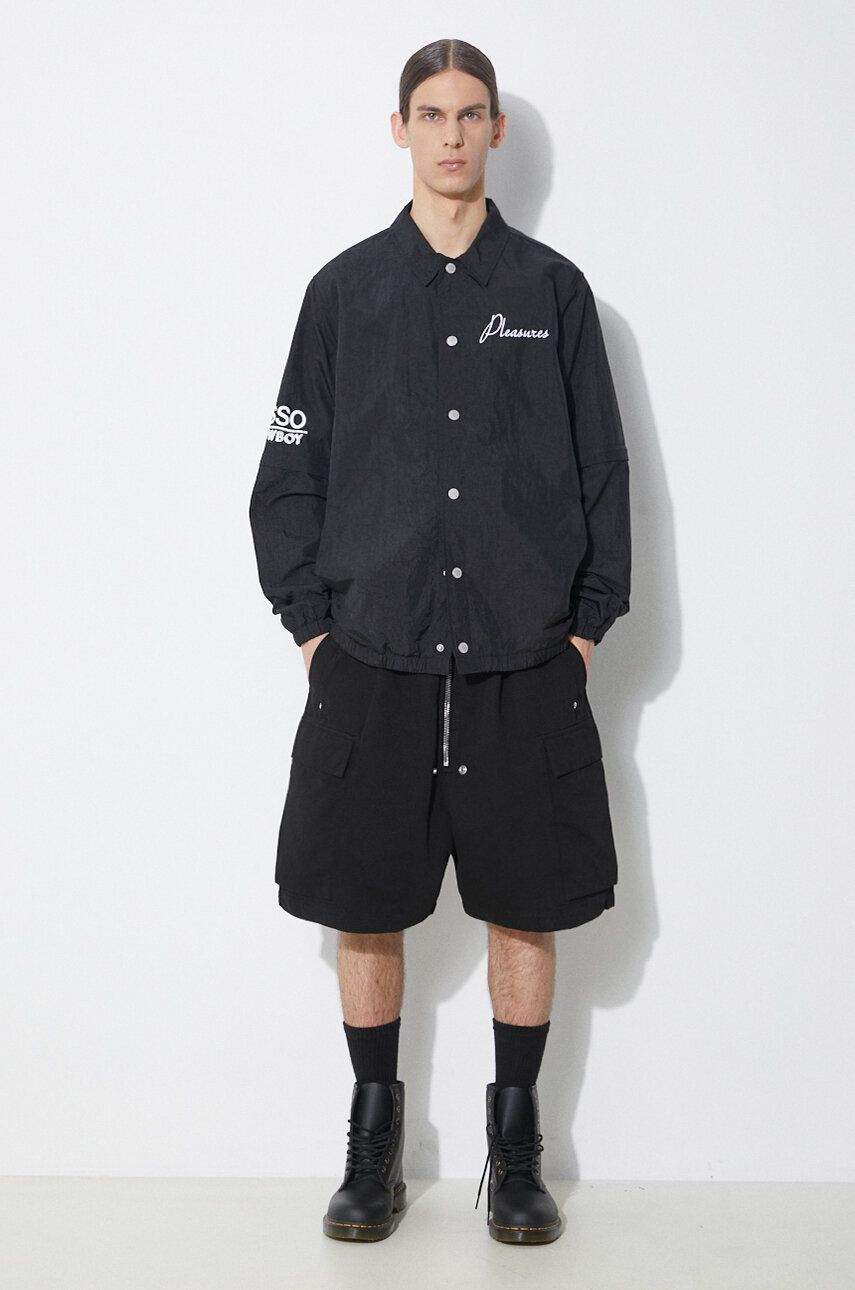 Vindjakke Pleasures Gypsy Coach Jacket Sort | P24SP009.BLACK, 1