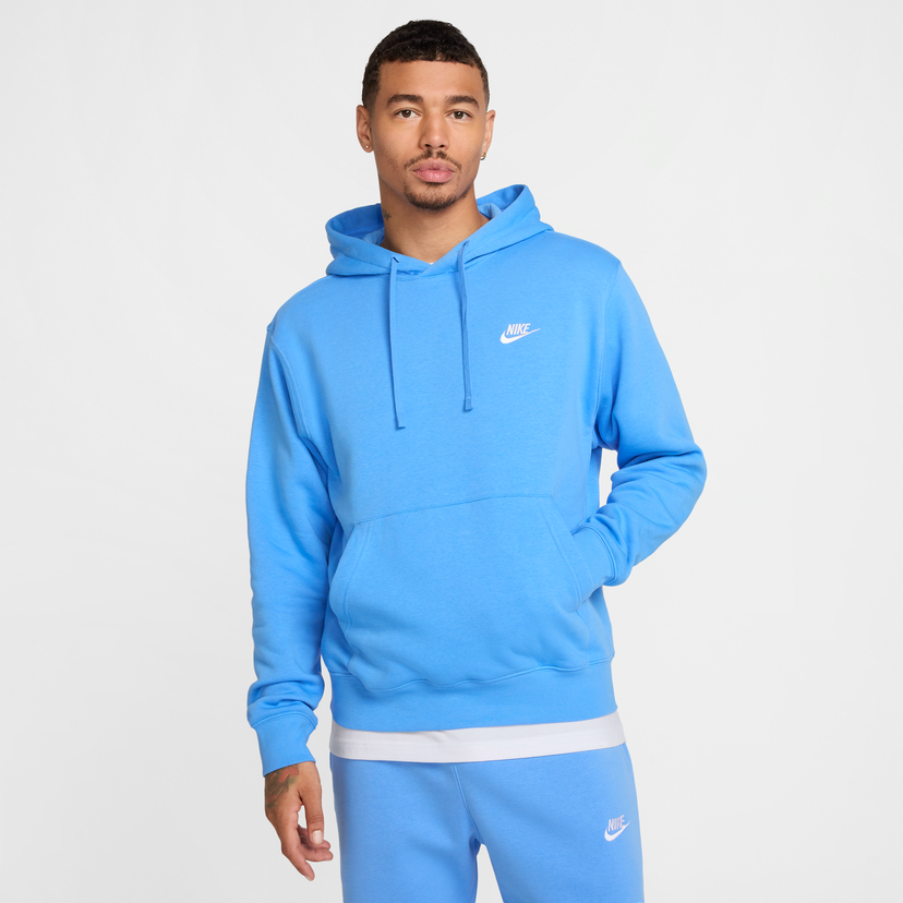 Sweatshirt Nike Nike Sportswear Club Fleece Hoodie Blå | BV2654-412