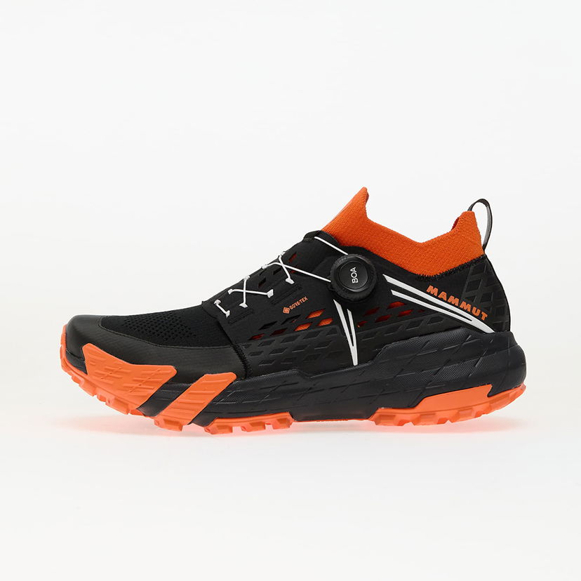 Sneakers og sko Mammut Aenergy TR BOA® Mid GTX Men Black-Dark Tangerine Sort | 3030-04900 black-dark tangerine