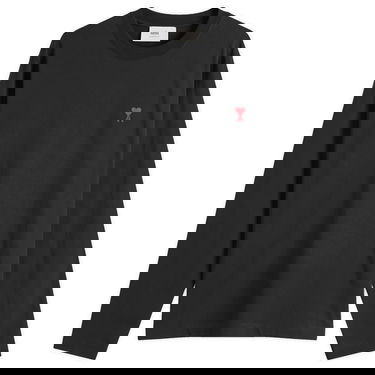 T-shirt AMI AMI Paris Small A Heart Long Sleeve T-Shirt, Size Large Sort | BFUTS235-724-001, 1