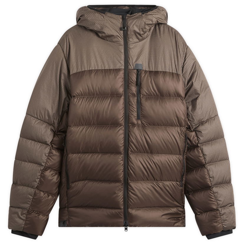 Puffer jakke The North Face HKE Kalix Grid Pattern Down Hooded Jacket Brun | NF0A8D1Y1OI