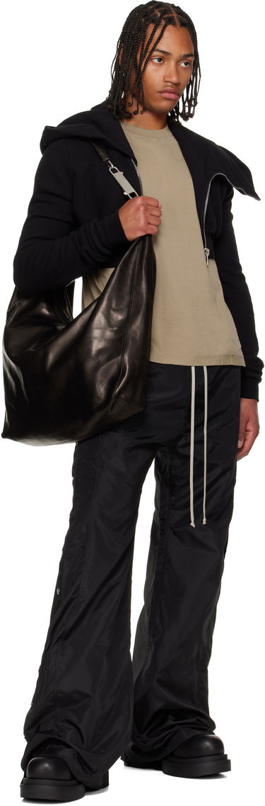 Joggingbukser Rick Owens DRKSHDW Concordians Pusher Elastic Waist Wide-Leg Track Pants Sort | DU02E7393 NCV, 3