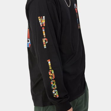 T-shirt Carhartt WIP Machine 89 Graphic Long Sleeve T-Shirt Sort | I033674_9, 1