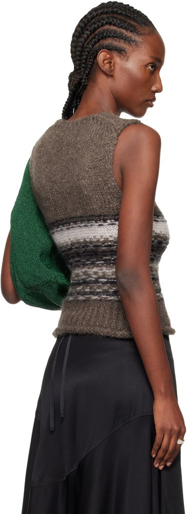 Vest OUR LEGACY Pleaser Striped Knitted Vest Flerfarvet | W4253PB, 2