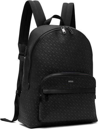 Rygsæk BOSS BOSS Monogram Backpack Sort | 50552571, 2