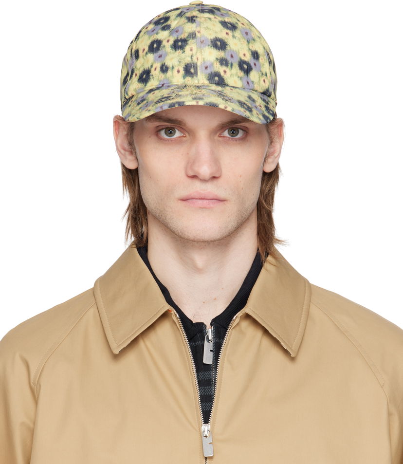 Kasket Burberry Burberry Daisy Print Baseball Cap Gul | 8107995
