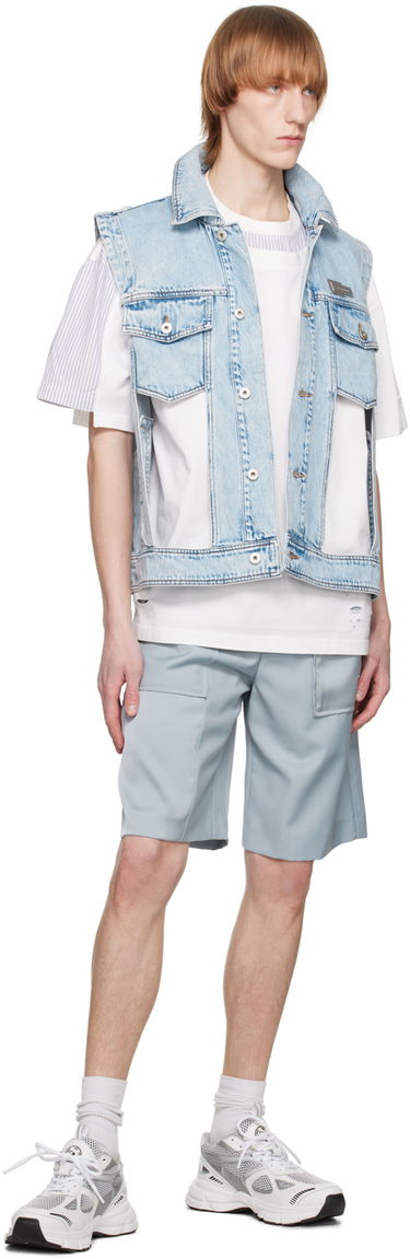 Shorts Feng Chen Wang Feng Chen Wang Panel Shorts Blå | FMS15ST03, 3