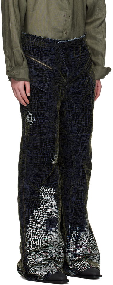 Bukser Ottolinger Ottolinger Flocked Velvet Printed Drawstring Lounge Pants Grøn | 1705302, 1
