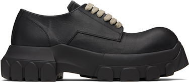 Sneakers og sko Rick Owens Rick Owens Hollywood Bozo Tractor Derbys Sort | RU02E1884 LOO, 0